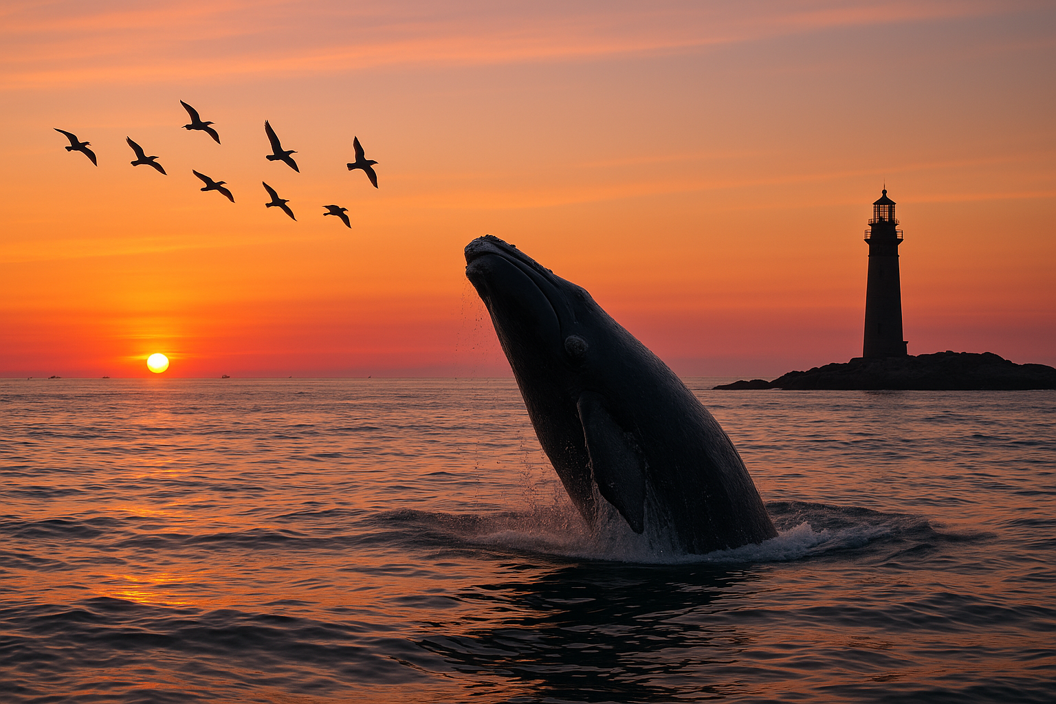 The North Atlantic Right Whale population expands by 8 to 384.