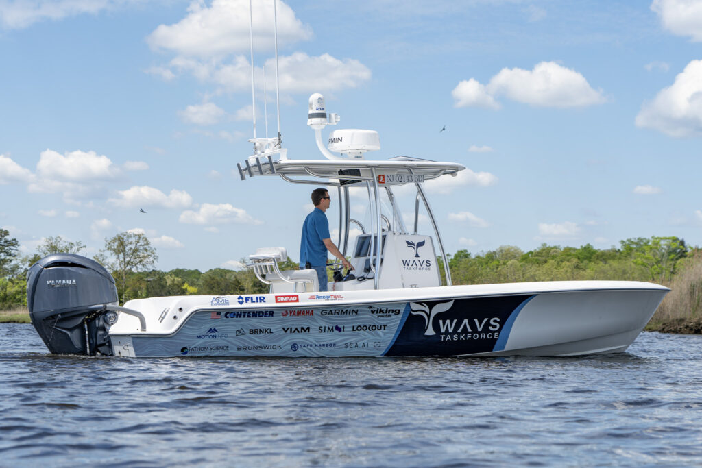 WAVS test platform vessel with MotionInfo StationKeeper AIS technology